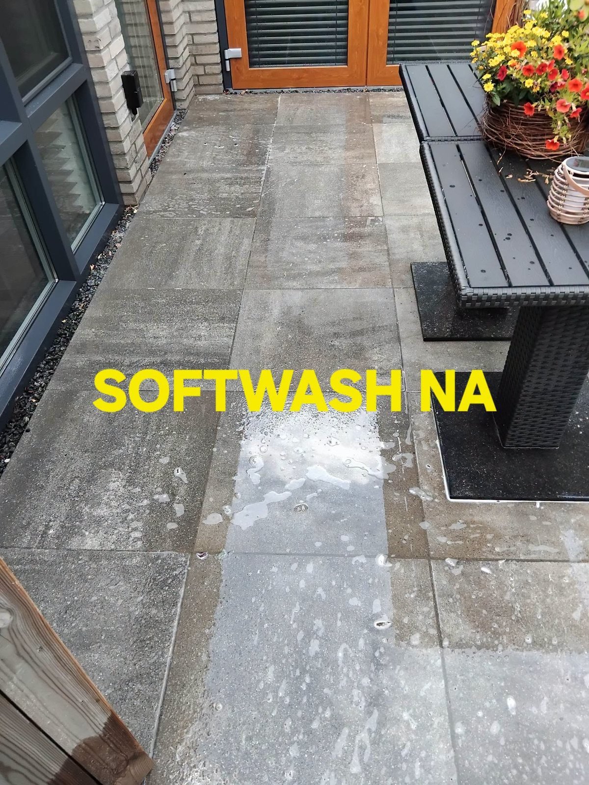 Softwash terras, oprit en bestrating